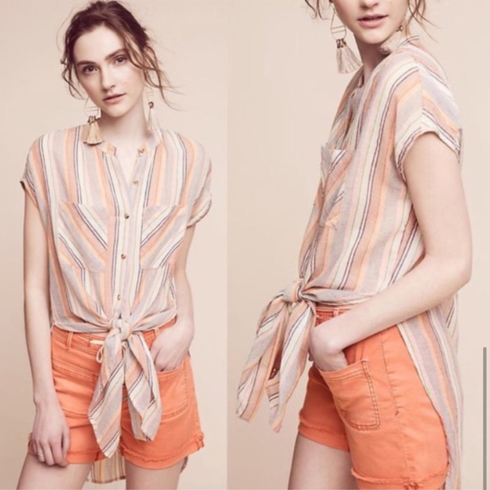 Anthropologie Holding Horses 100% Cotton Merida Tunic